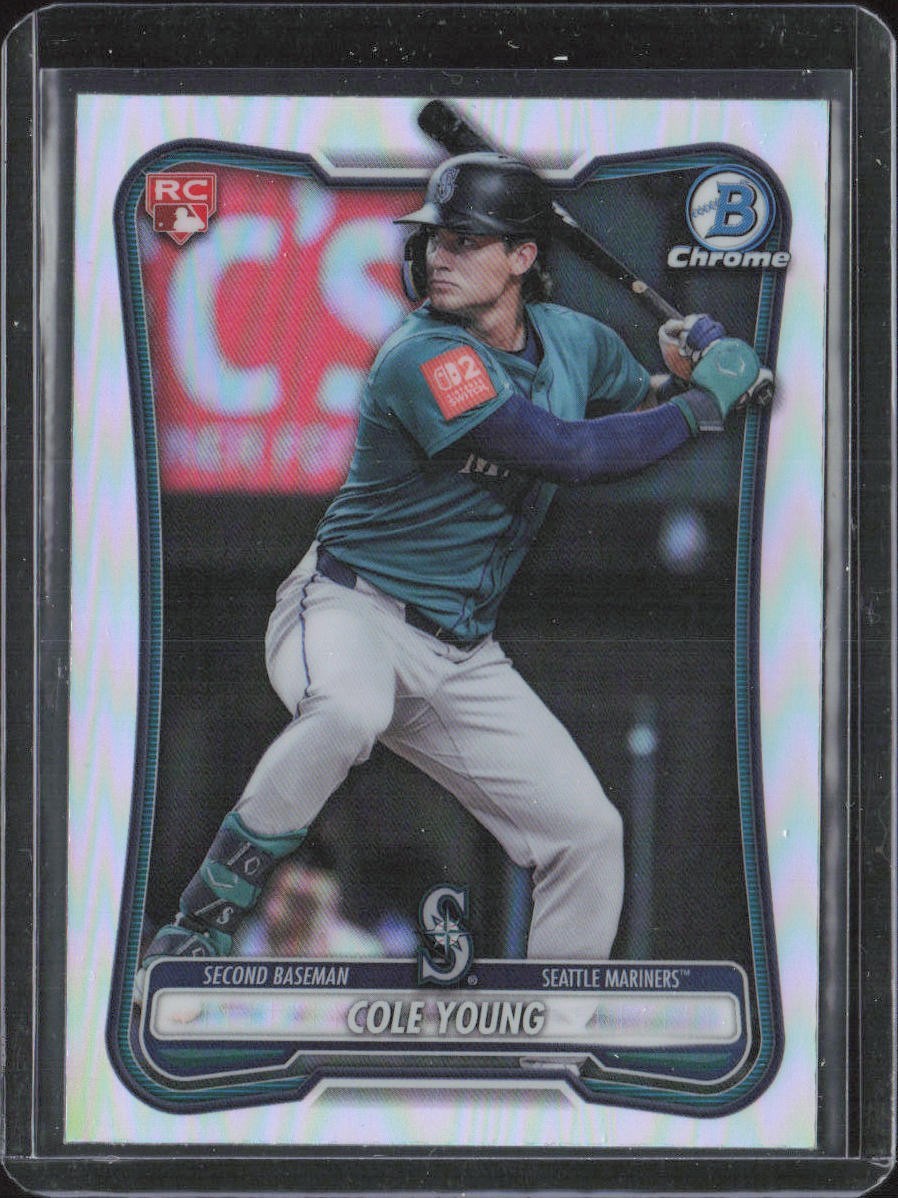 2026 Bowman Chrome Cole Young Red Rookie Refractor RC #78