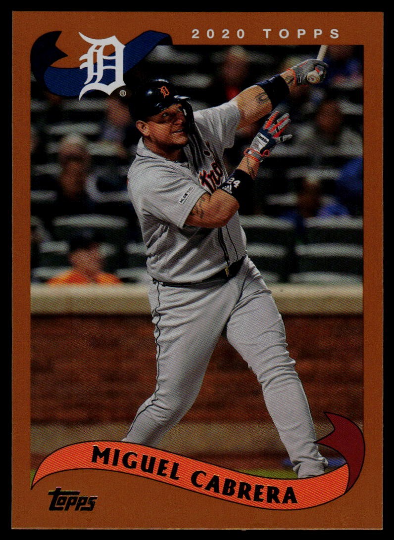 2020 Topps Archives #279 Miguel Cabrera Detroit Tigers