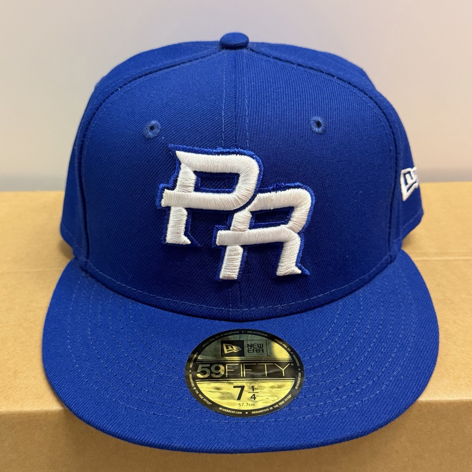 New Era Puerto Rico Hat 7 1/4 World Baseball Classic Cap Baseball Team Blue NEW