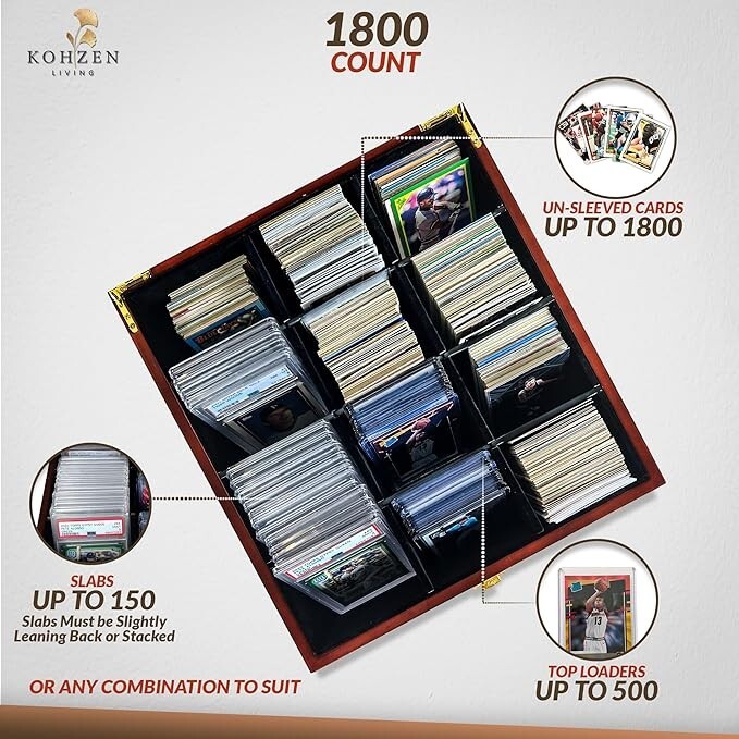 Premium Baseball Card Storage Box – Trading Card Storage Box