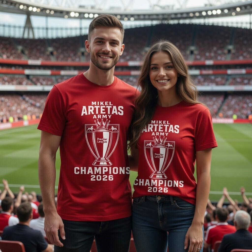 Arsenal Champion 2026 T-shirt/ England soccer champions