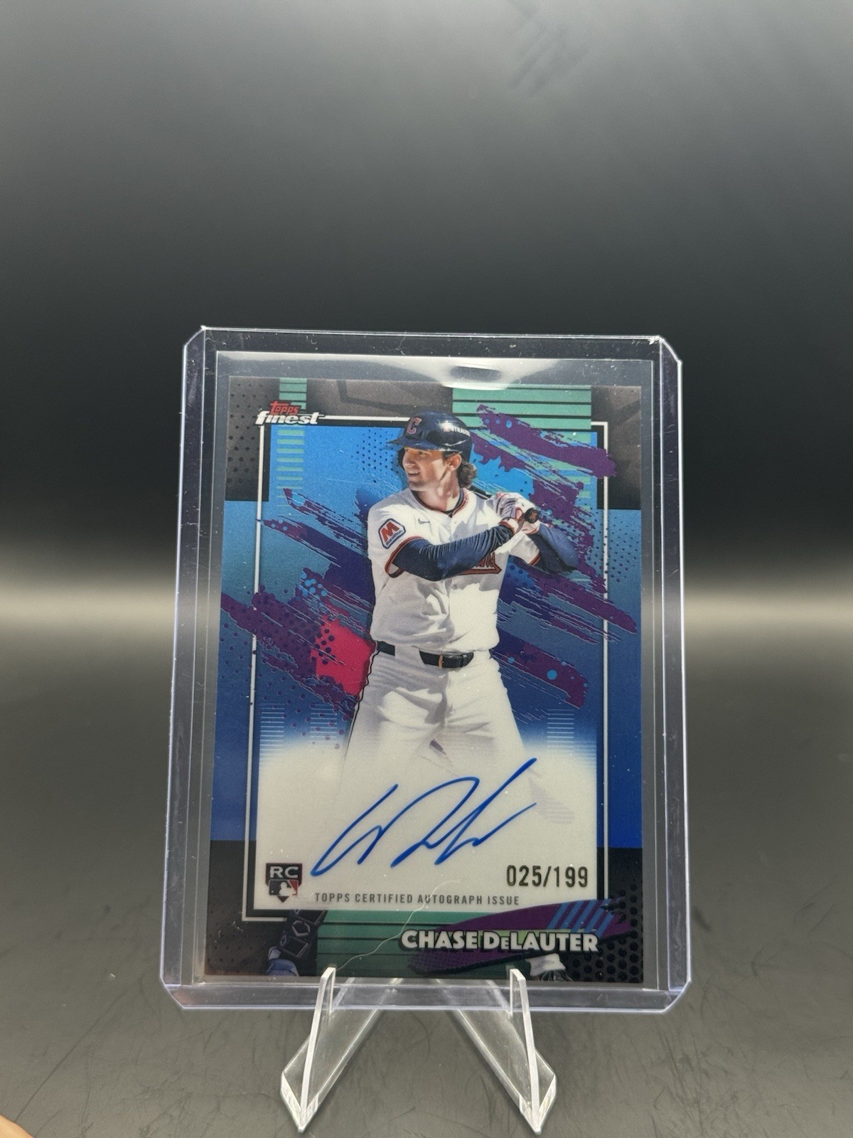 2026 Topps Finest – Chase Delauter Finest Autograph /199 #FA-CD
