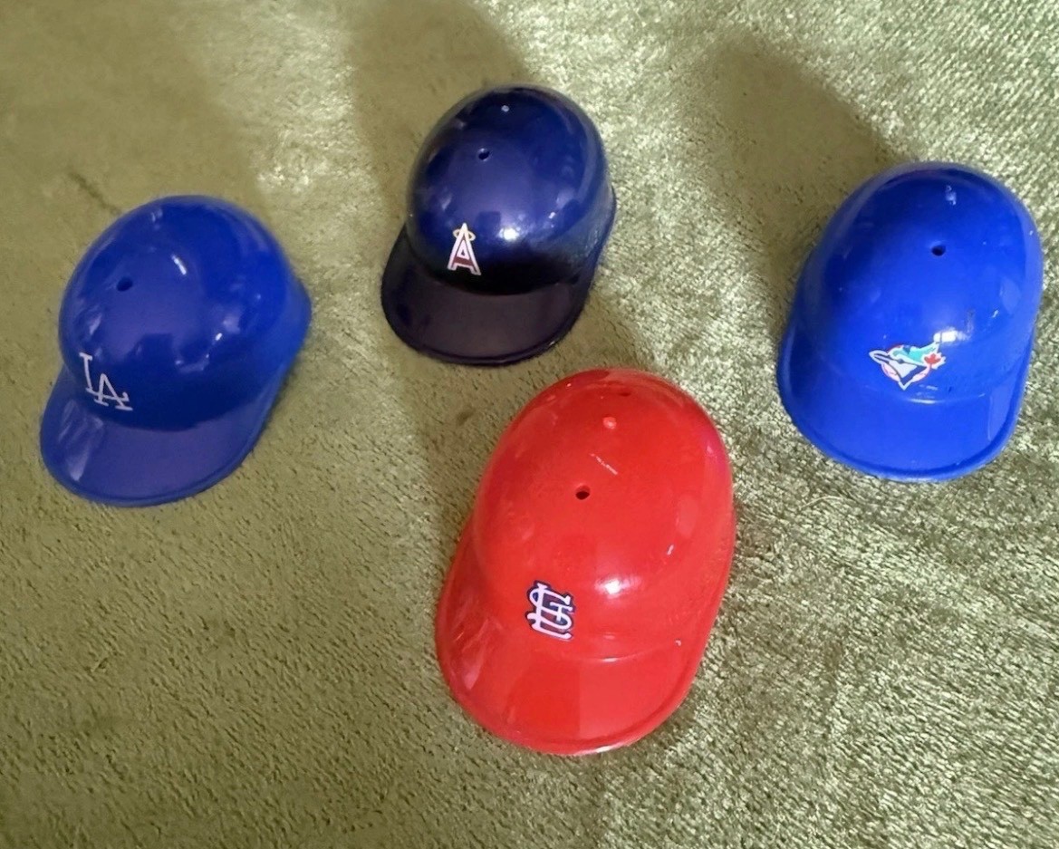Mini MLB Helmets Lot Of 4