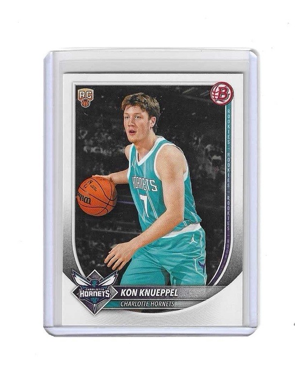 2025-26 Bowman Basketball Kon Knueppel Rookie RC #4 Charlotte Hornets