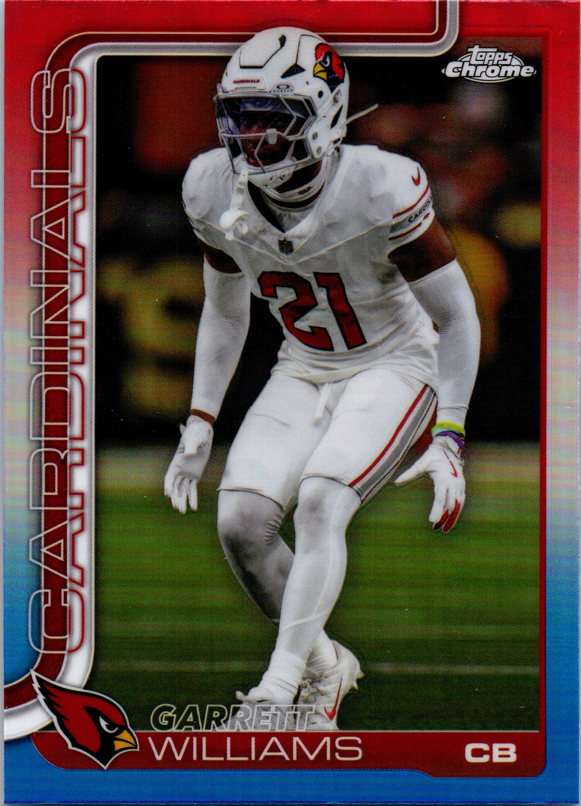 2025 Topps Chrome GARRETT WILLIAMS #6 Red White Blue