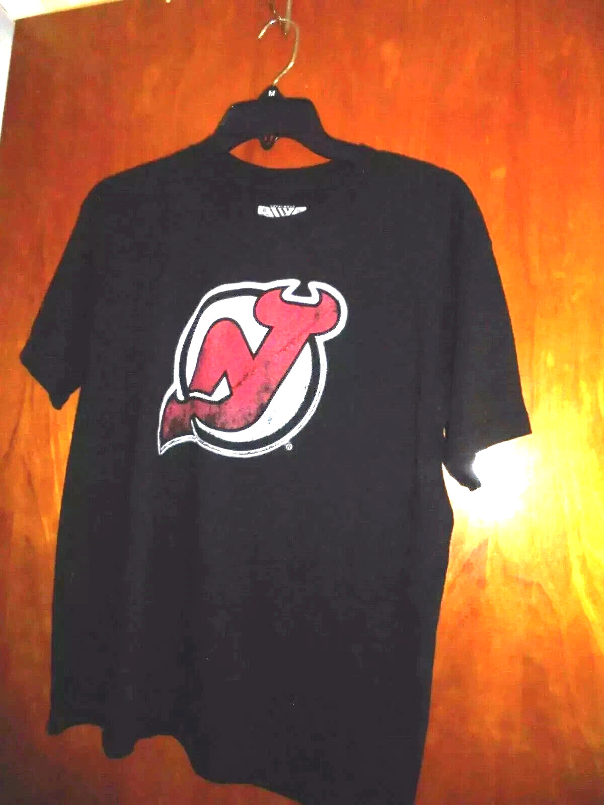 New Jersey Devils Shirt # 9 Short Sleeves NHL Black size XL (14-16) 100% cotton