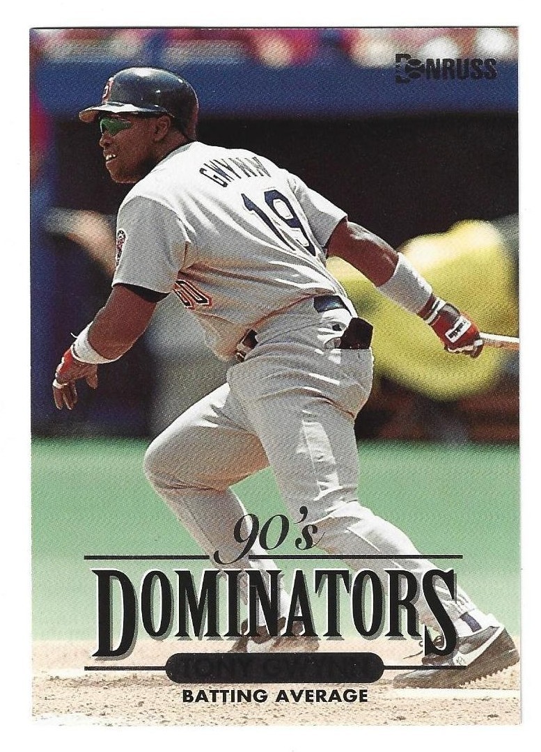 1993 Donruss Dominators / AL MVP Thomas / Bonds – Jumbo 3 1/2 by 5 inches