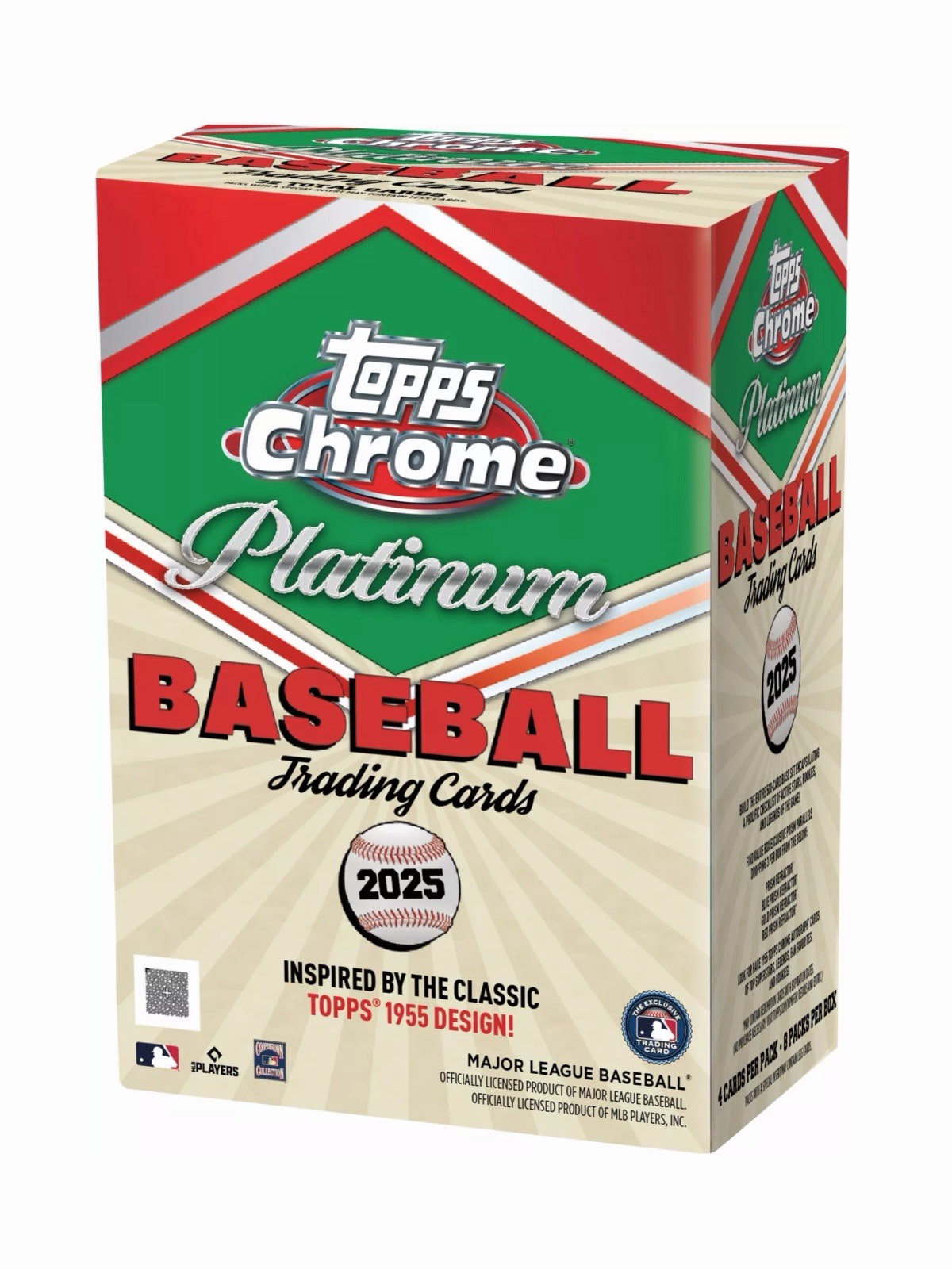 2025 Topps Chrome Platinum Anniversary ’55 Baseball Value Box – READY TO SHIP
