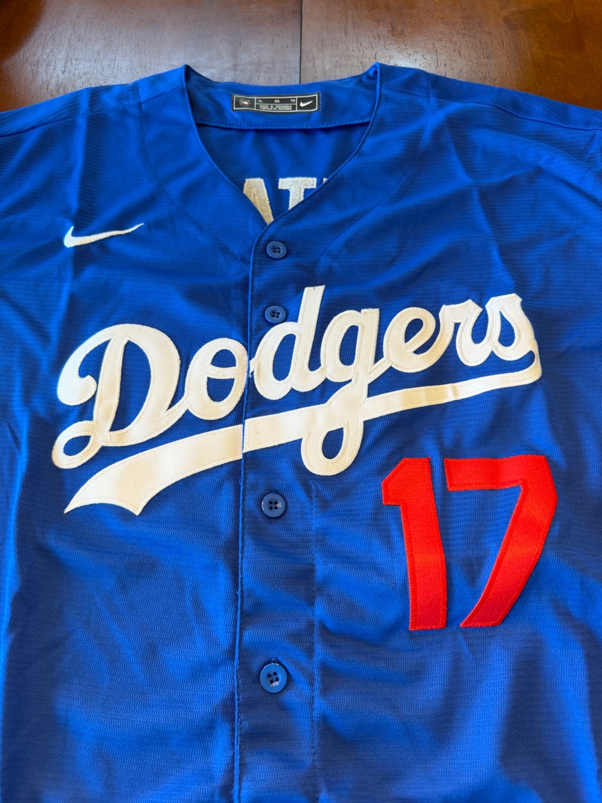 Nike Shohei Ohtani Los Angeles Dodgers Authentic Jersey Blue Men’s XL NWT