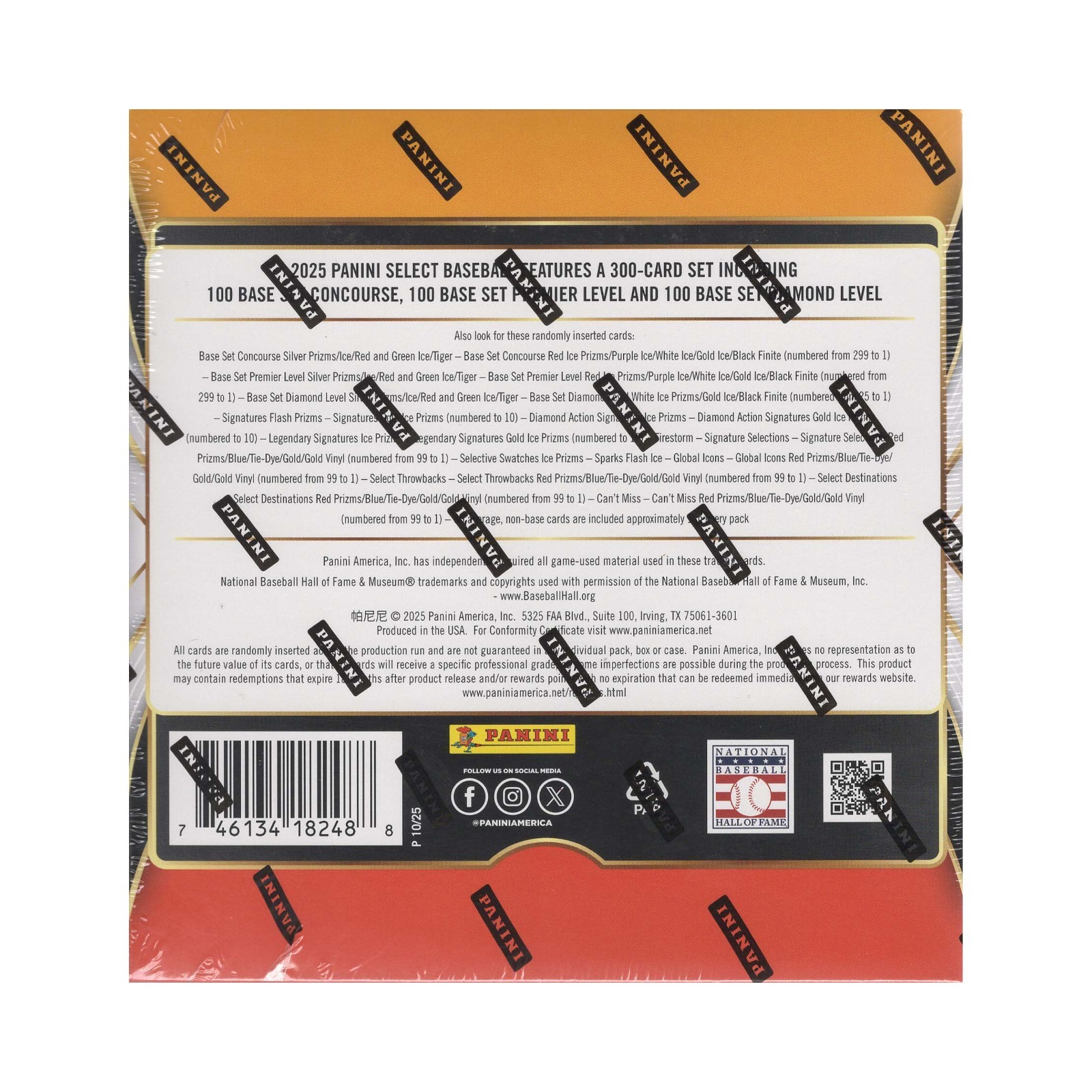 2025 Panini Select Baseball 32Ct. Mega Box | Volume Discount | Factory Sealed