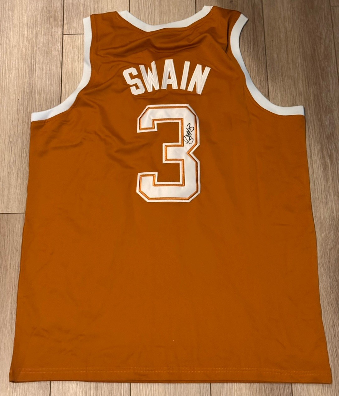 DAILYN SWAIN SIGNED TEXAS LONGHORNS JERSEY SEC HOOK EM