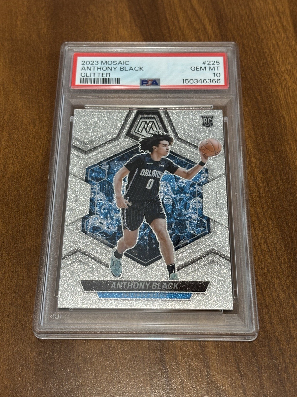 2023 Mosaic Anthony Black Glitter Psa 10