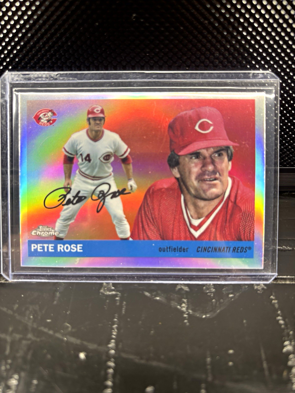 Topps Chrome 2025 Pete Rose Cincinnati Reds #467 Refractor