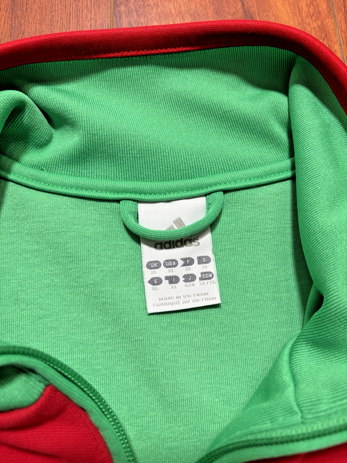 Adidas Mexico Soccer Track Jacket XL 2007 Federacion Mexicana De Futbol 30×24.5