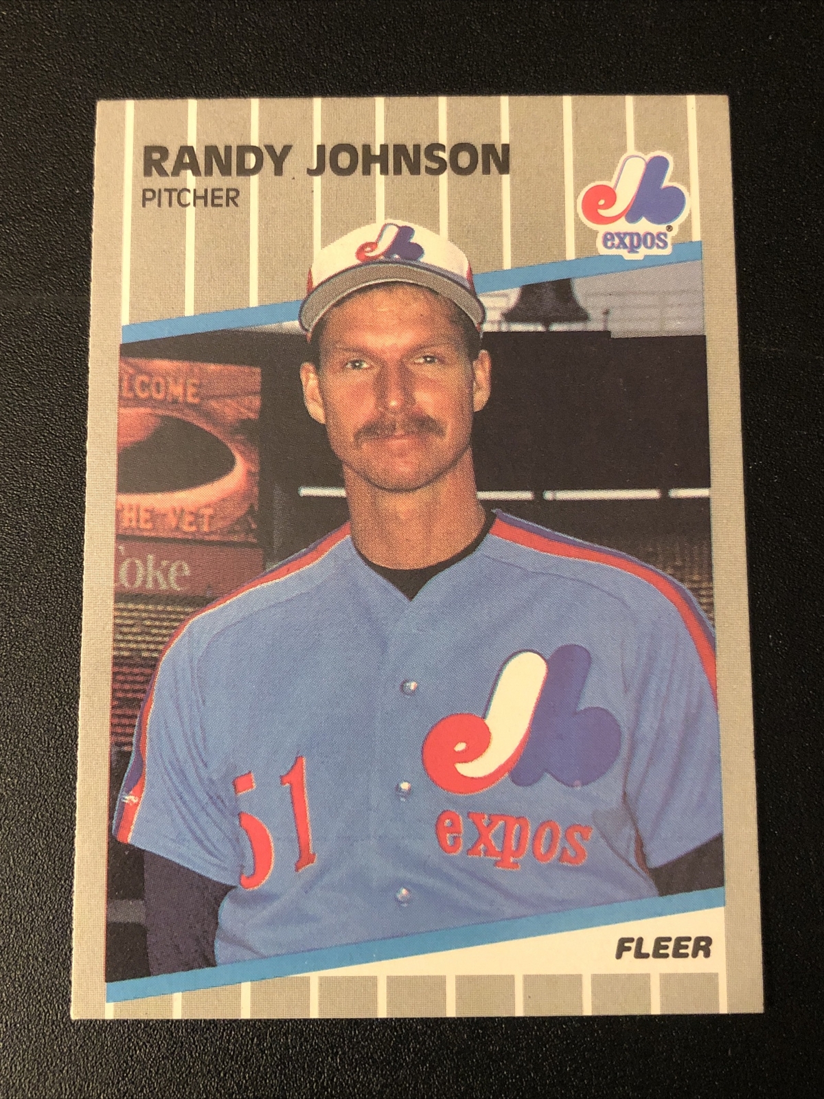 1989 Fleer Randy Johnson Rookie #381