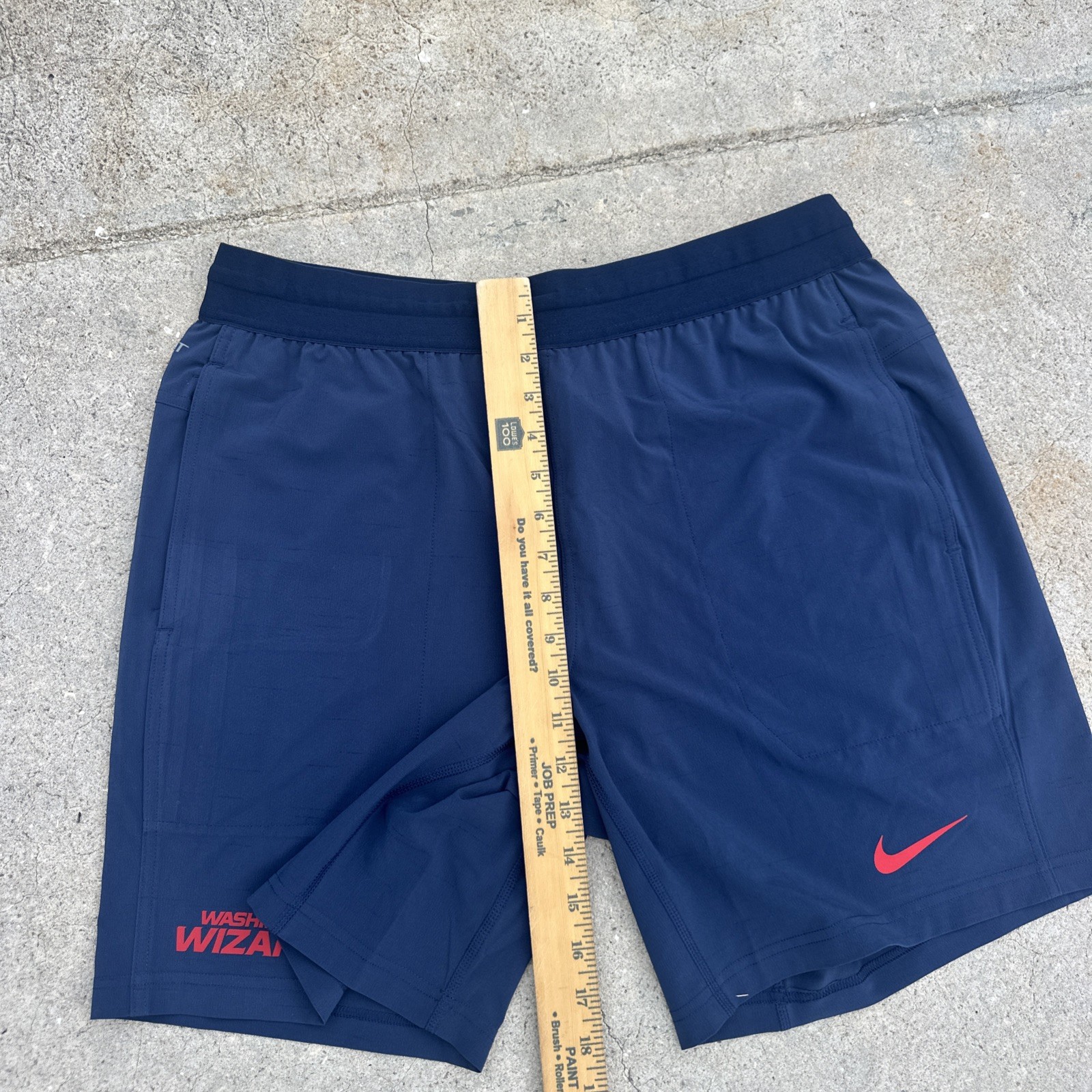 Nike Dri-FitNBA Washington Wizards Basketball Shorts Mens Large Blue Run Gym