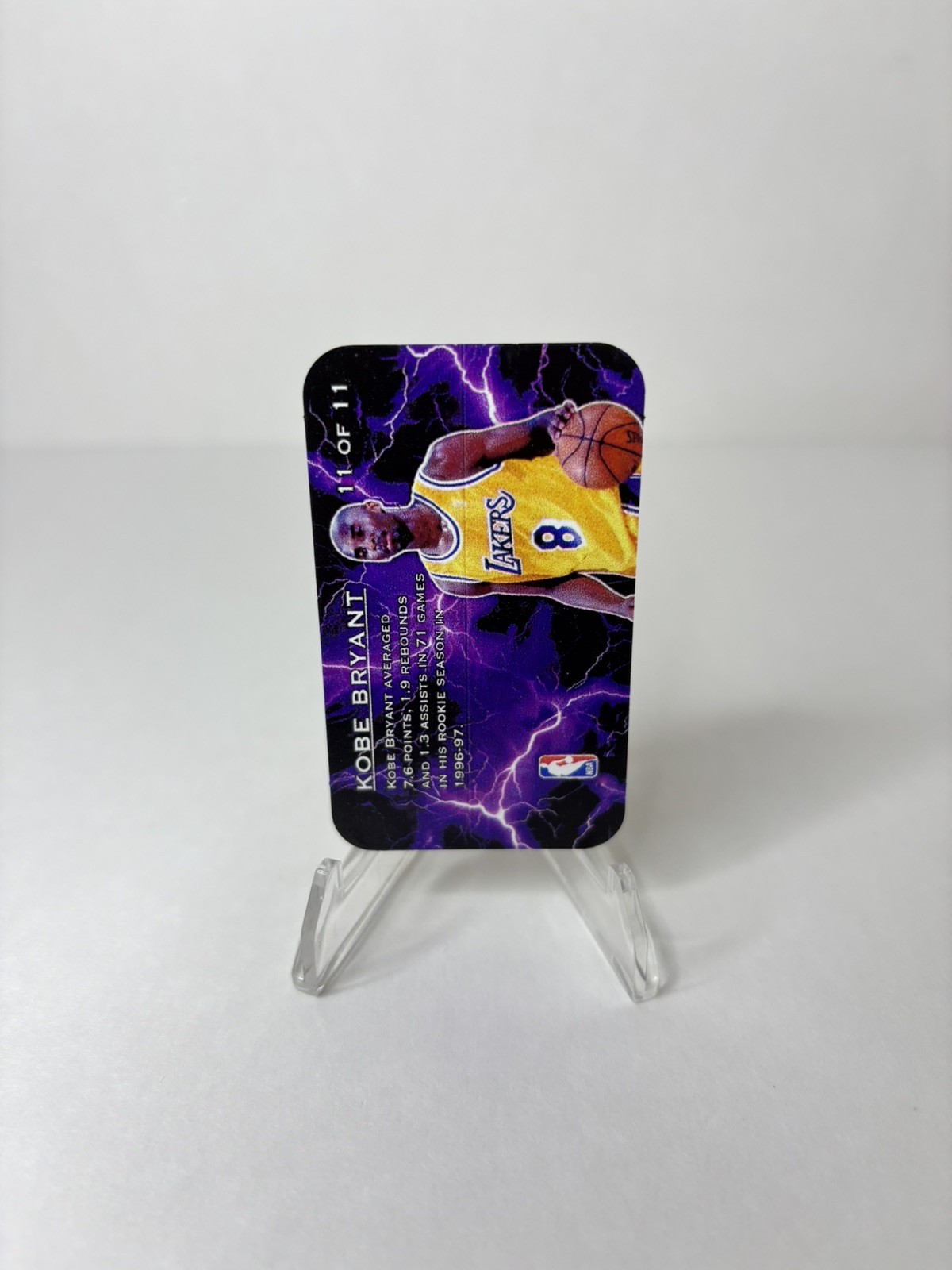 1996 Ultra Scoring Kings Kobe Bryant Michael Jordan Gold Holo Promo Card