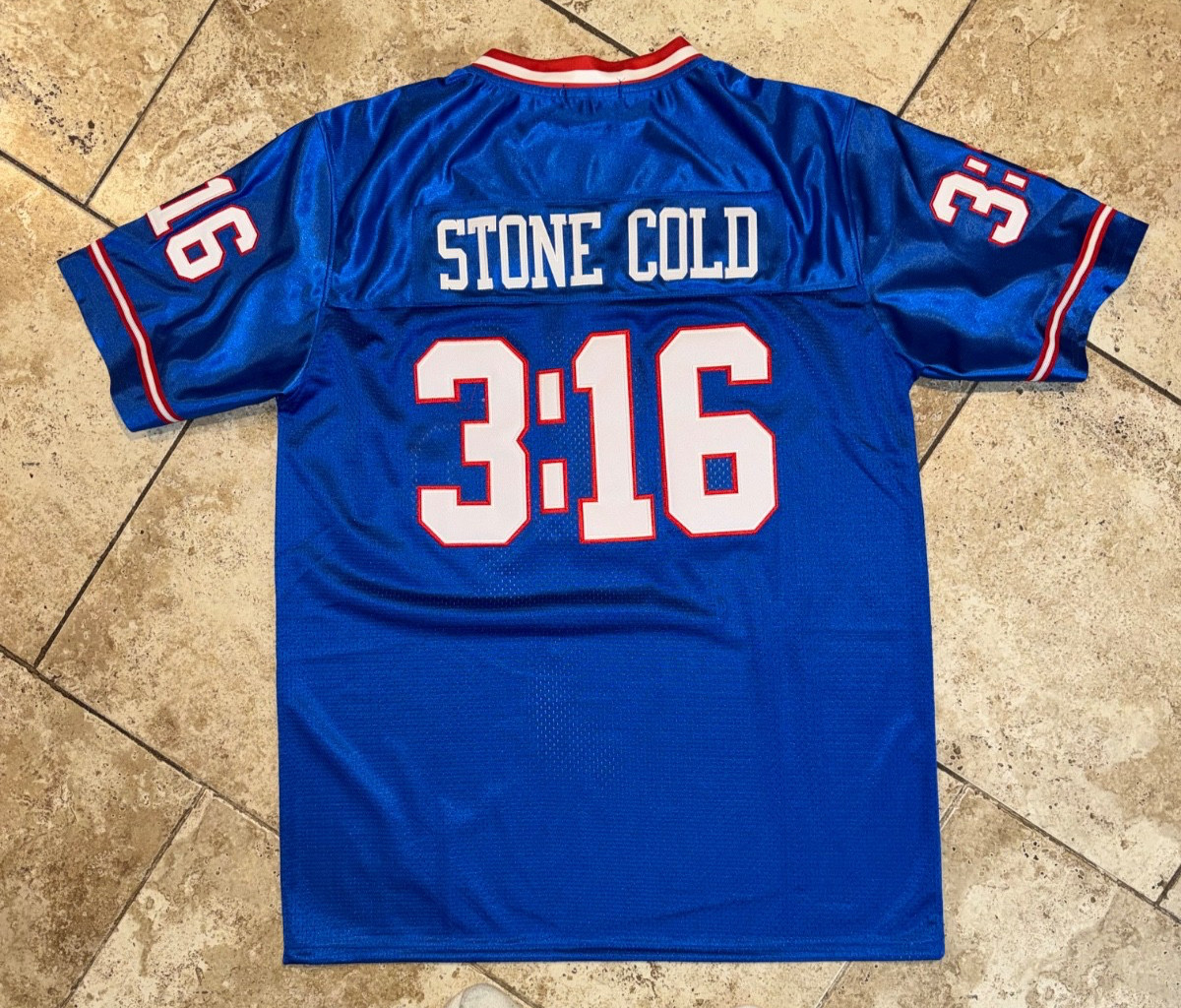New York Giants Style Jersey – Stone Cold Inspired – Stitched