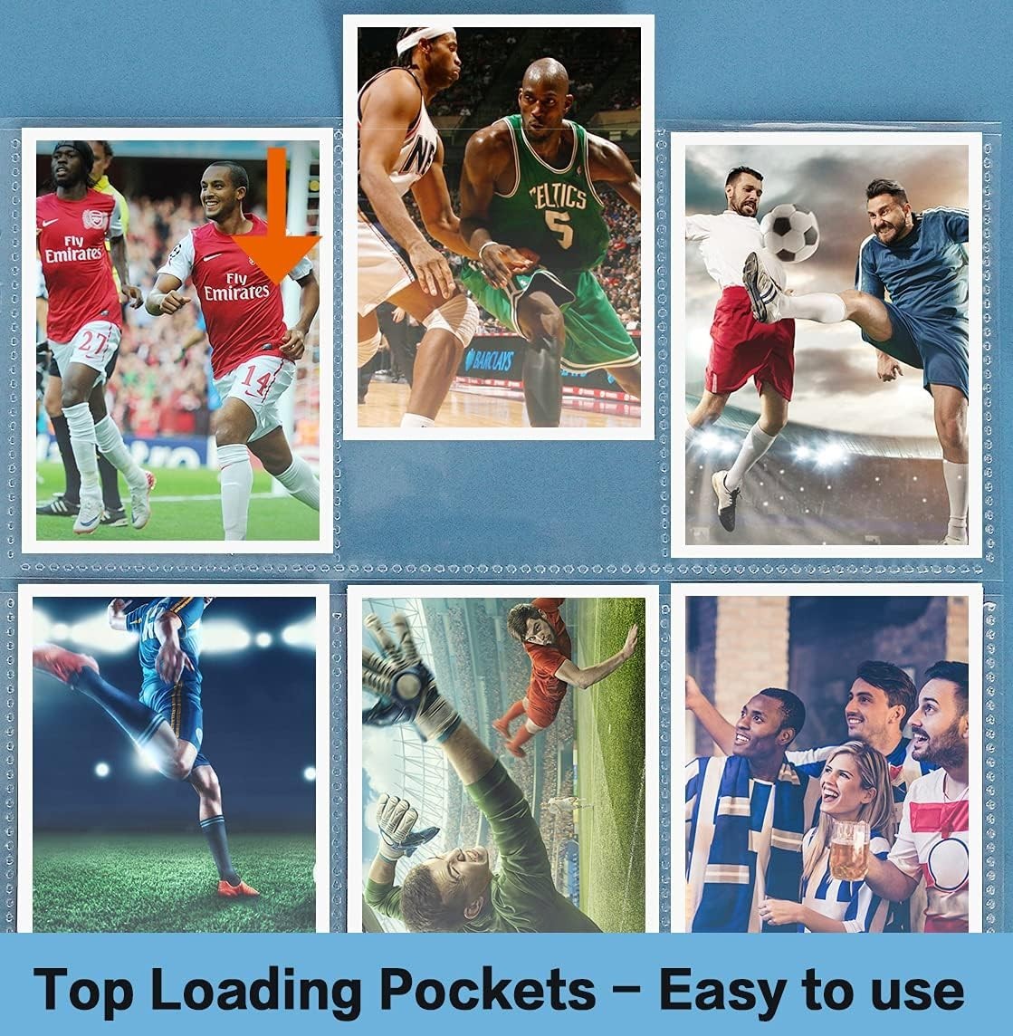Acid-Free 200 Pack Trading Card Sleeves – Protect and Organize with Ease