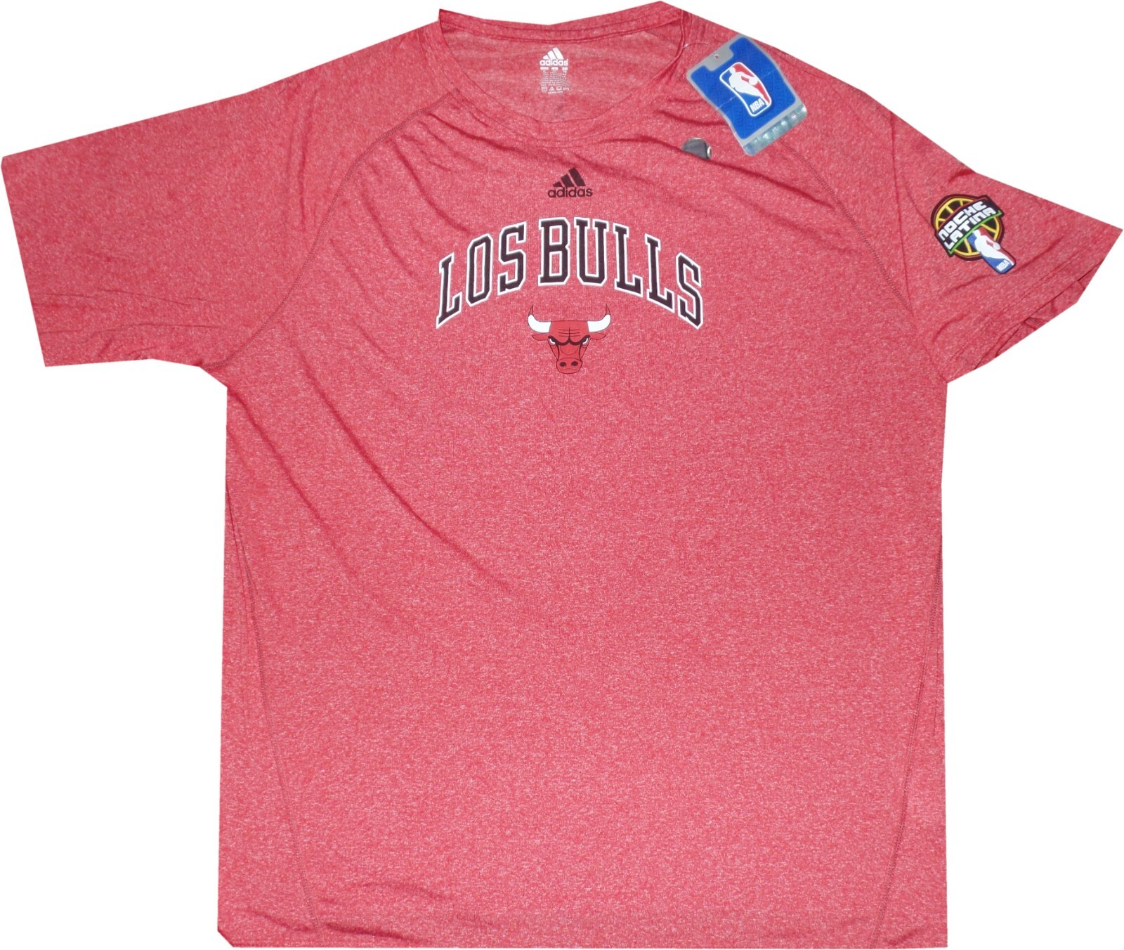 Chicago Bulls Latin Nights Warm Up Adidas Climalite Shirt Oversized New tags XL
