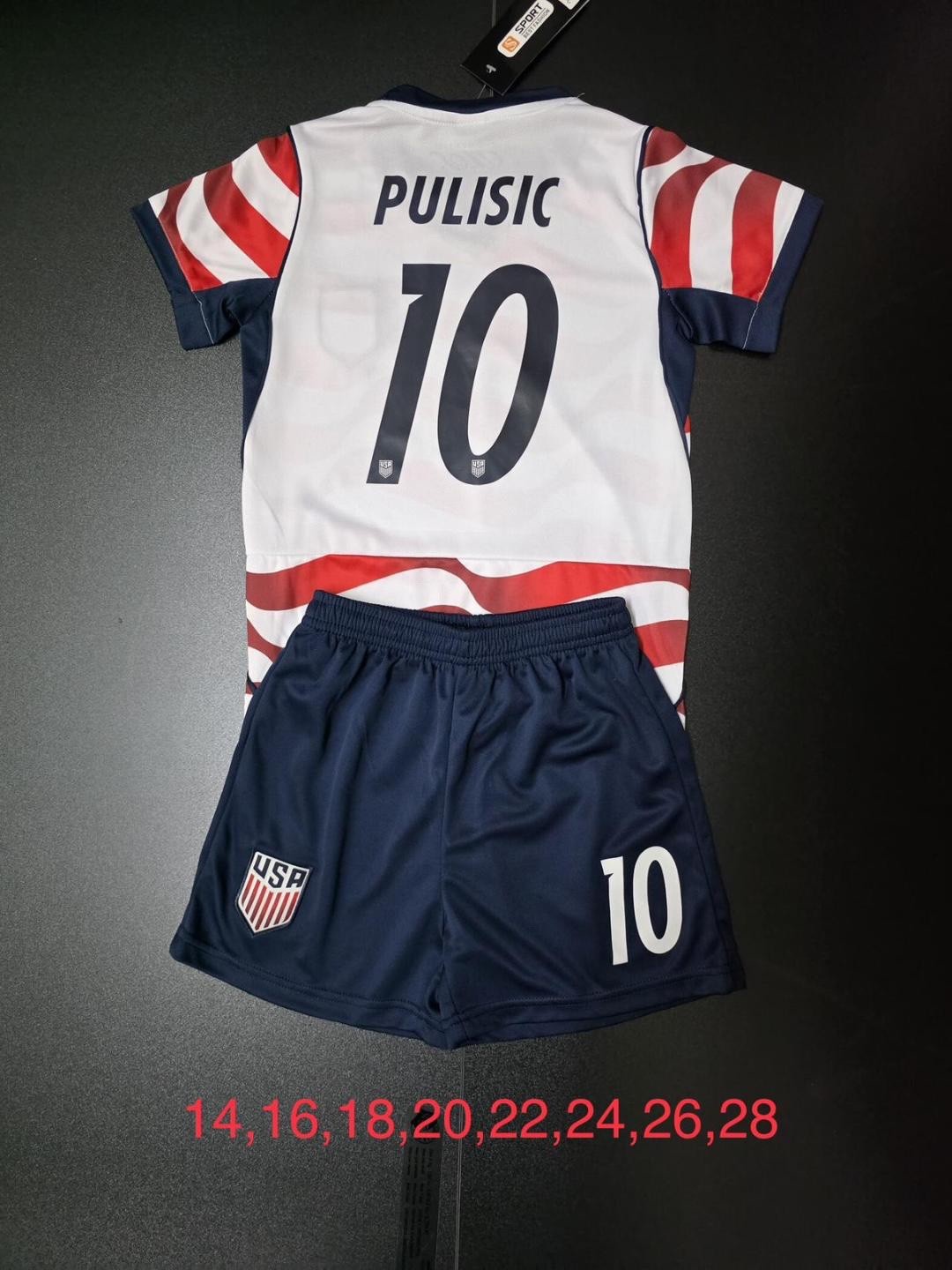 usa Soccer Kids And adult Jersey and Shorts #10