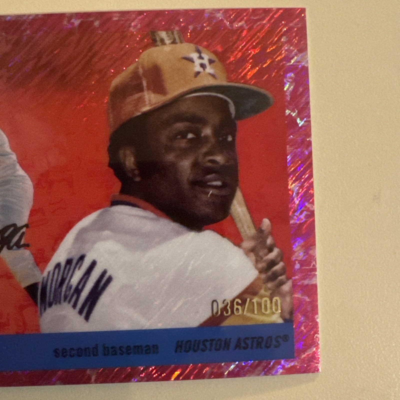 Topps 2025 Chrome Joe Morgan #426 Houston Astros seriel numbered 036/100