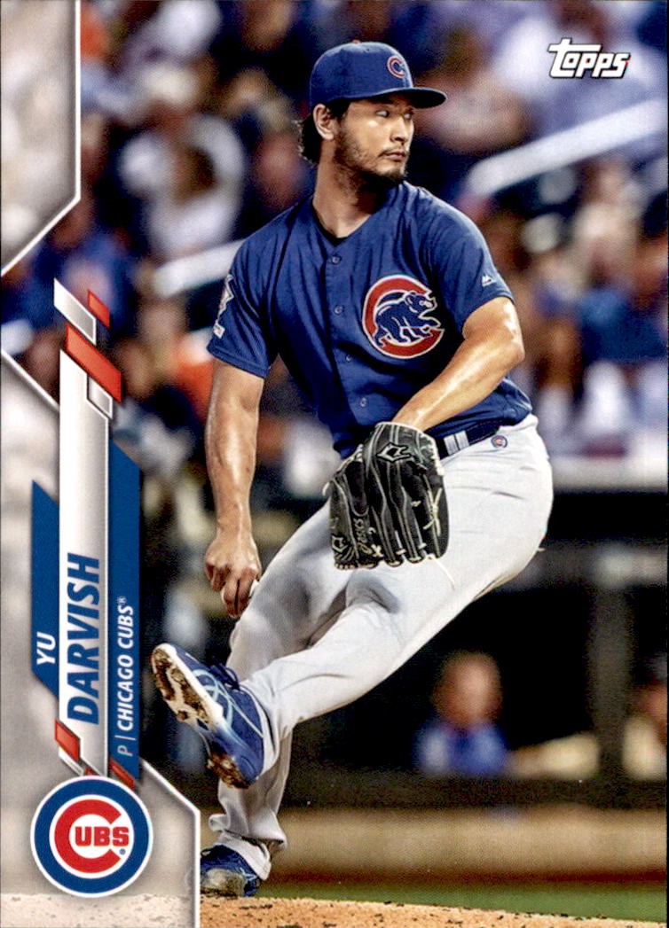 2020 Cubs Topps #CHC17 Yu Darvish – BB