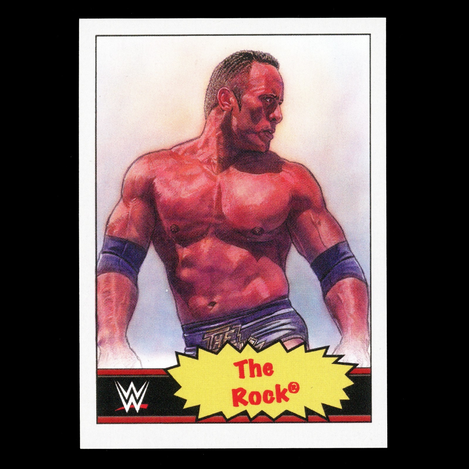The Rock – 2021 Topps WWE Living Set #82