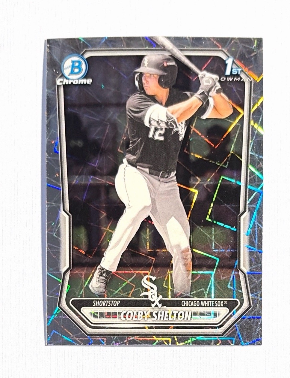 Colby Shelton ~ 2026 Bowman Chrome ~ 1st Lazer Refractor #BCP-144