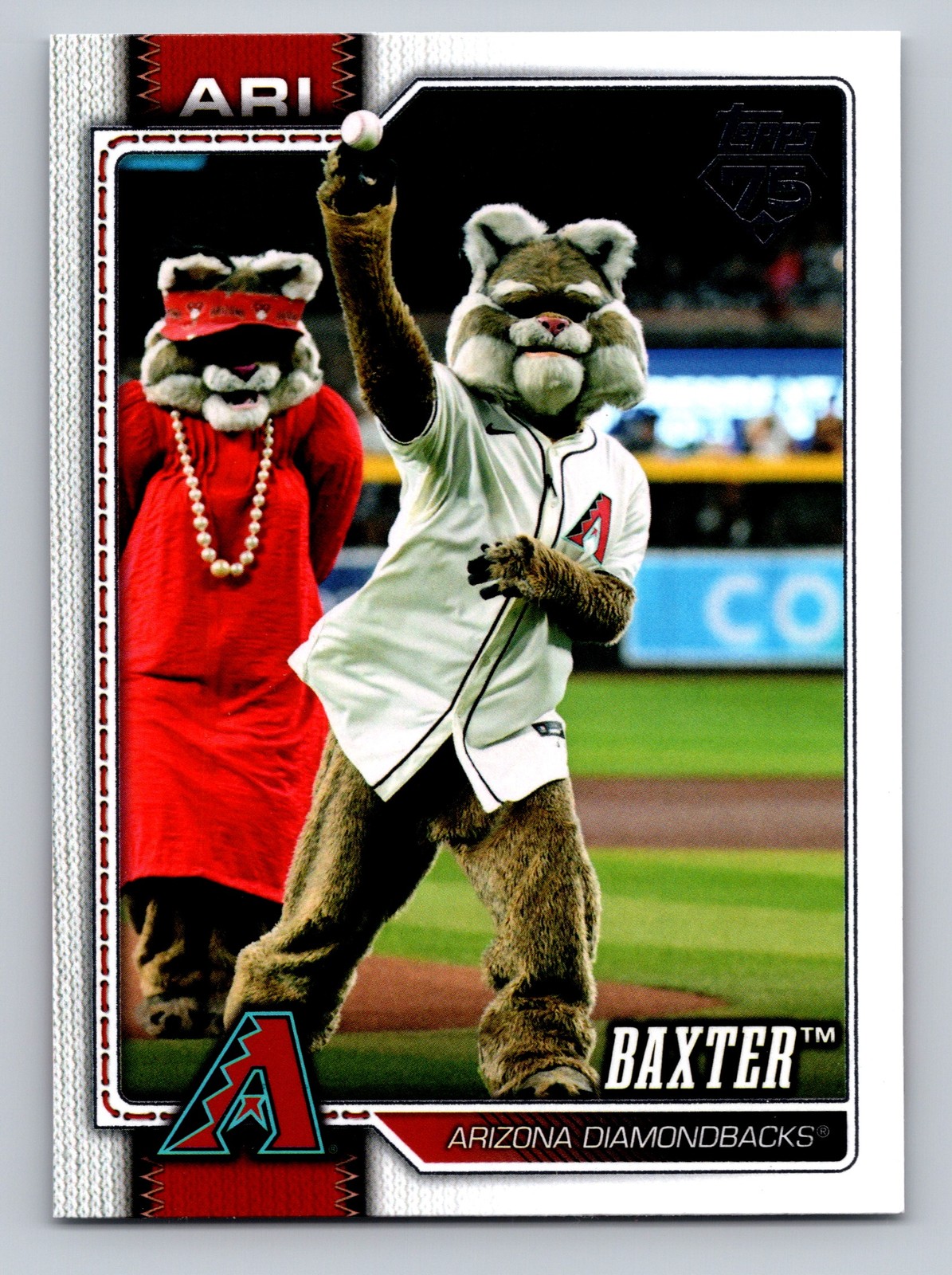 2026 Topps #M-1 Baxter Mascots Green #/99