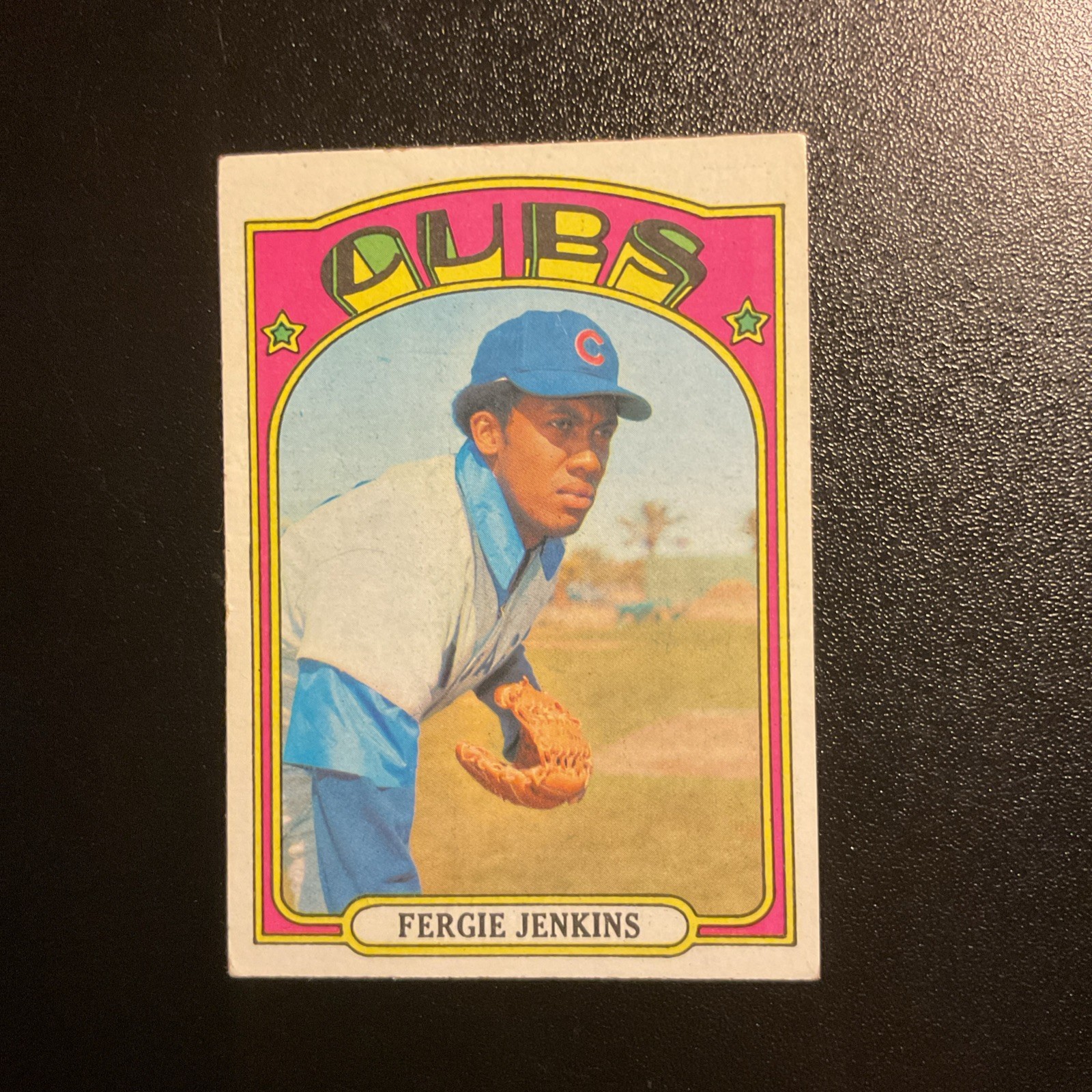 1972 Topps HOF Fergie Jenkins #410 Chicago Cubs Set Break EX – Centered