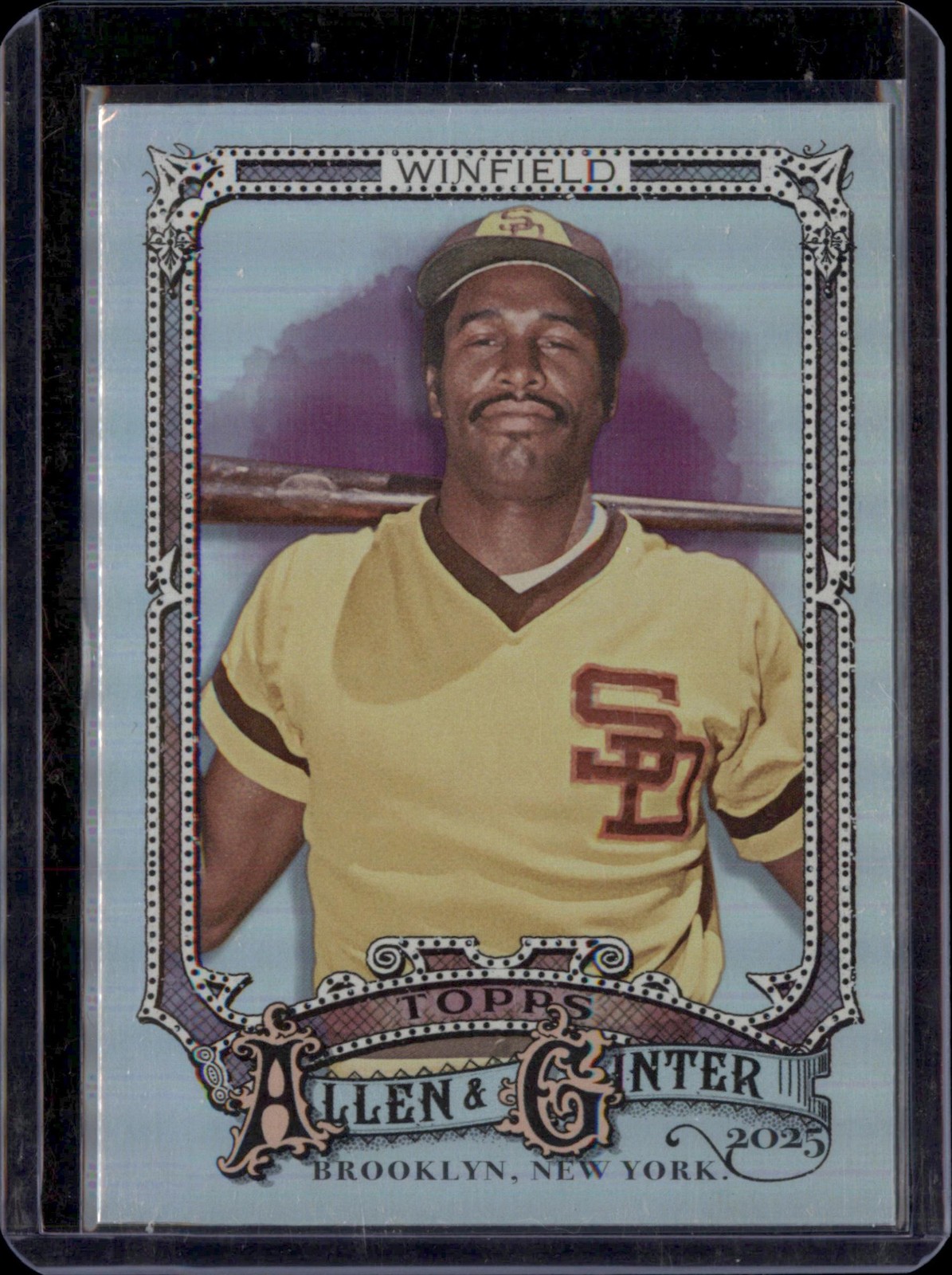 2025 Topps Allen & Ginter #151 Dave Winfield Silver Portrait