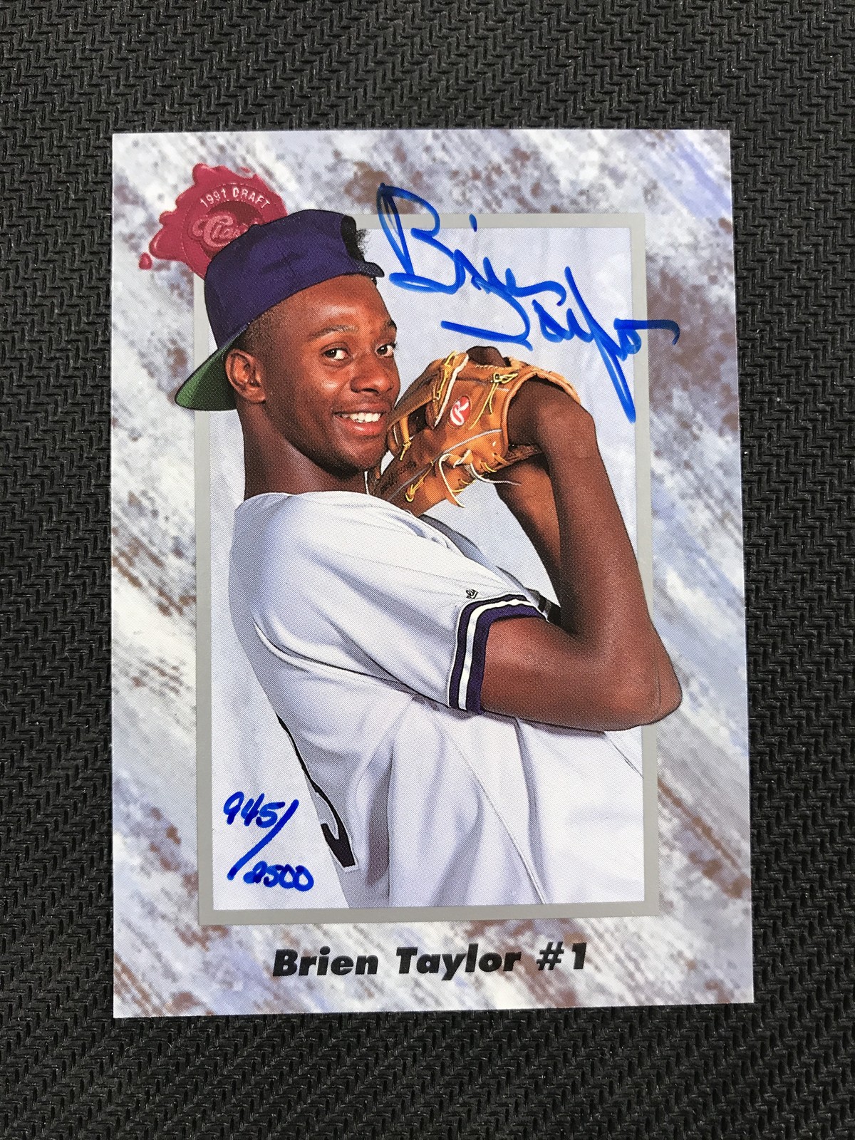 1991 Classic Four Sport #NNO Brien Taylor Bonus Autographs /2500