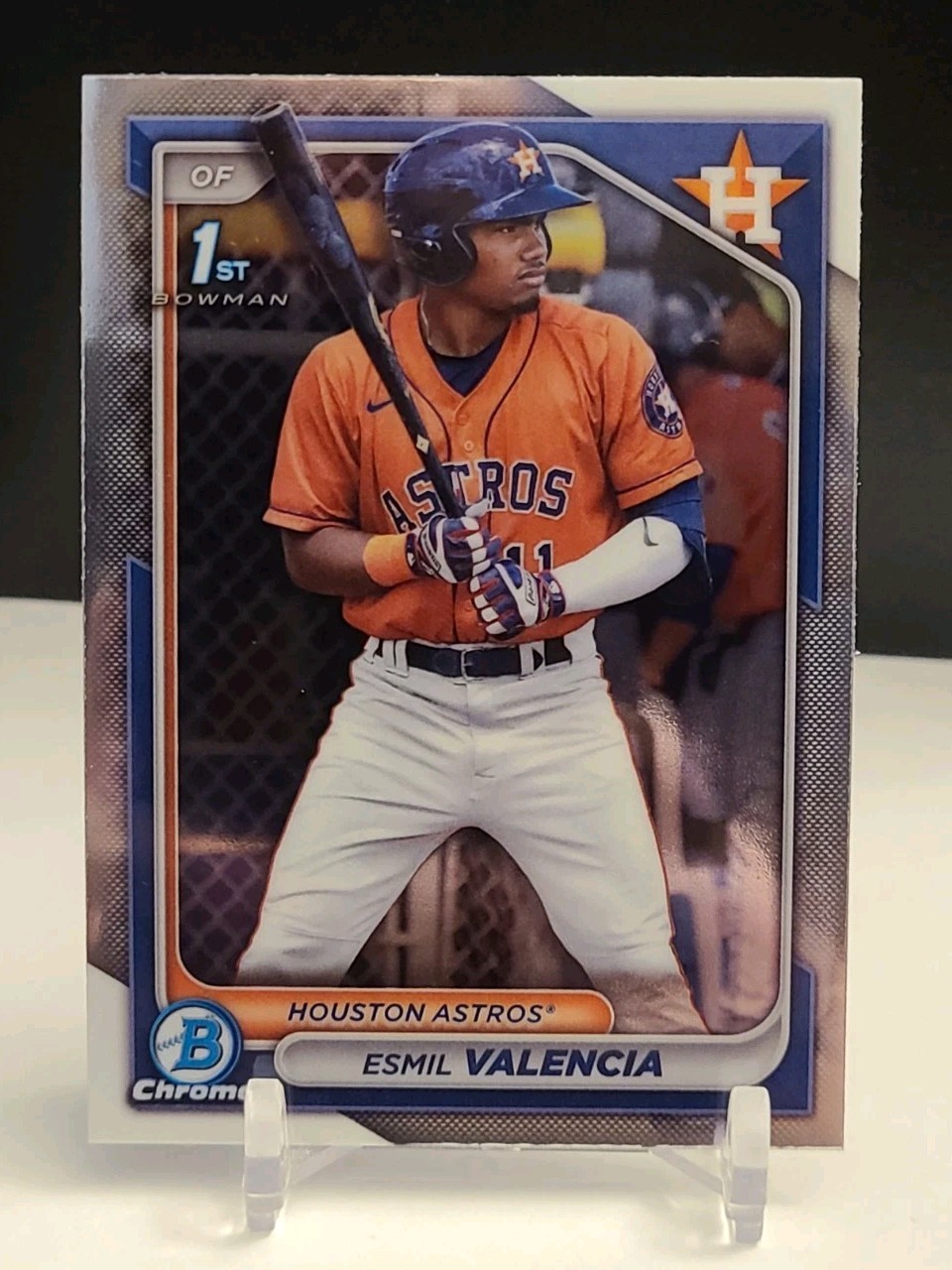 2024 Bowman – Chrome Prospects Esmil Valencia #BCP-75 1st Bowman RC