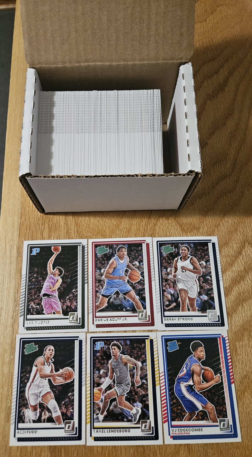 2025-26 Donruss Complete Set 1-200,Lendeborg, Oliva Miles,Acuff Jr., Fudd, Lopez