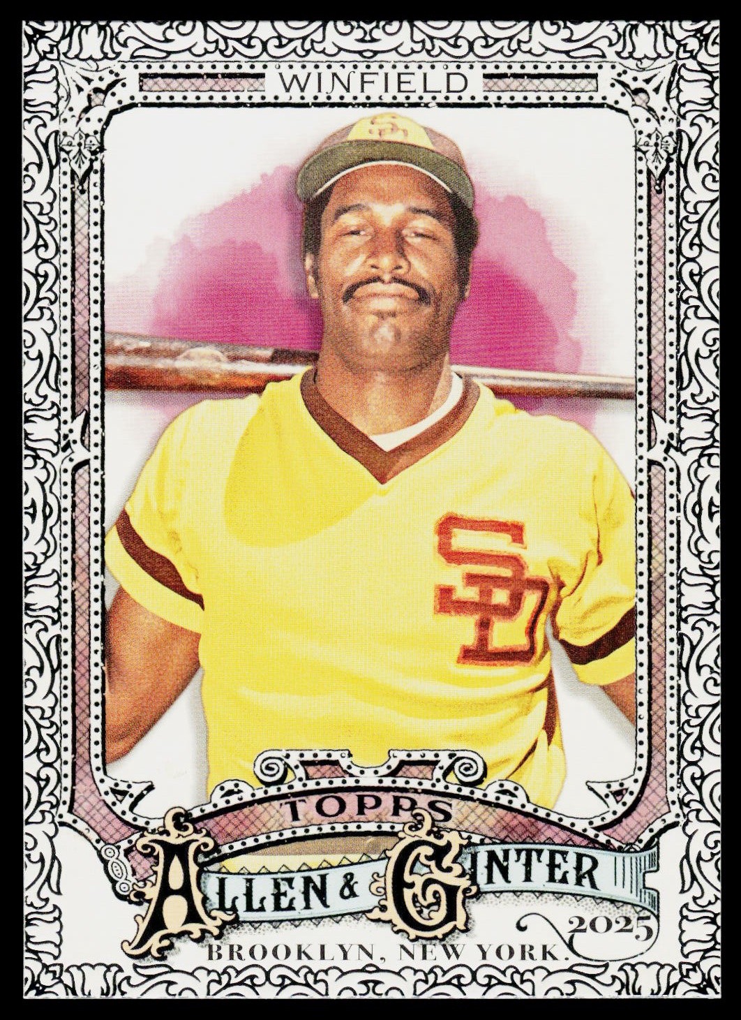 2025 Topps Allen & Ginter #151 Dave Winfield Foil Filagree