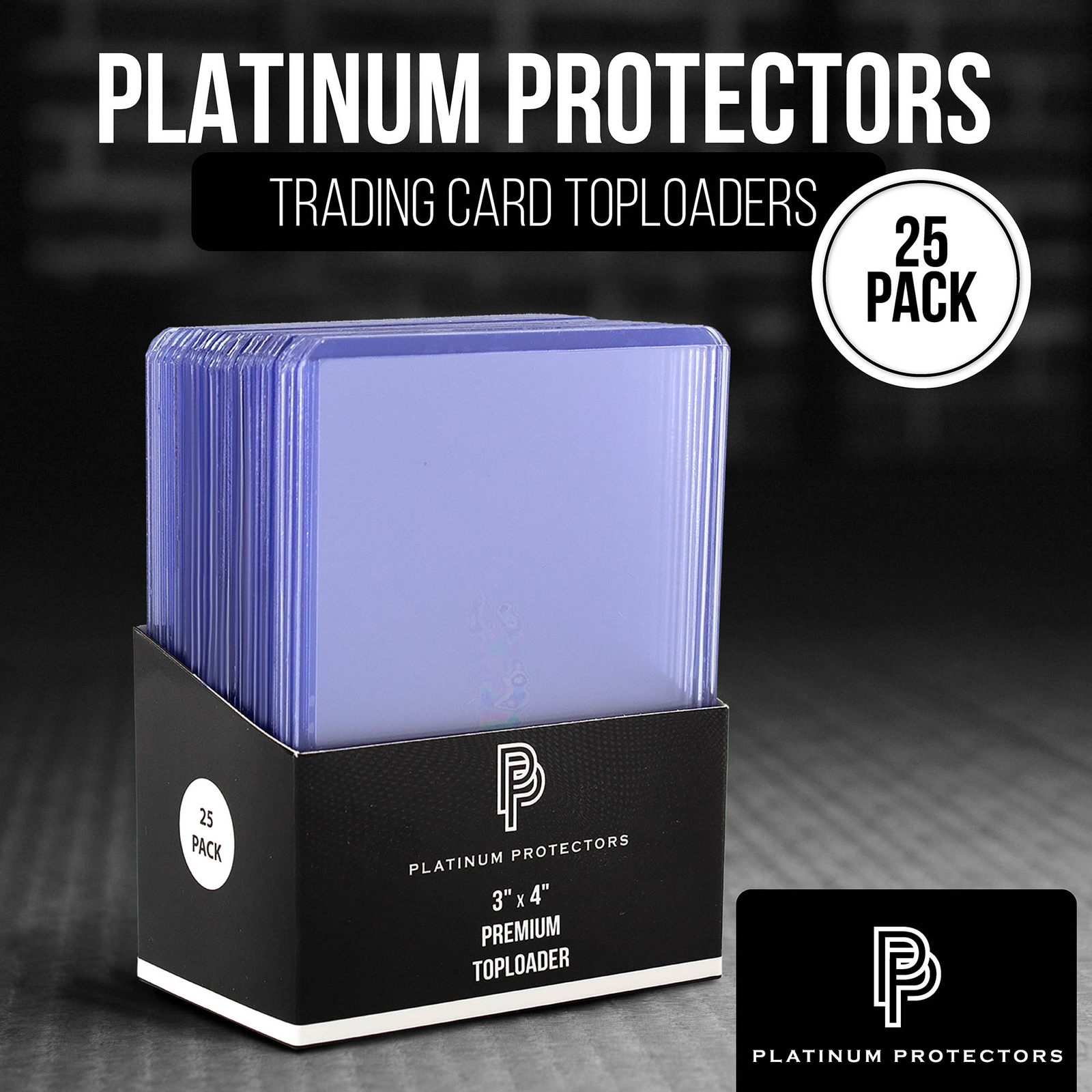 Platinum Protectors Top Loaders Premium Seamless Hard Sleeves for Trading Cards