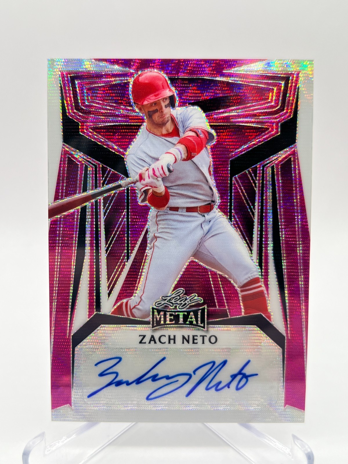 2023 LEAF METAL ZACH NETO 4/7 AUTOGRAPH NO. BA-ZN1