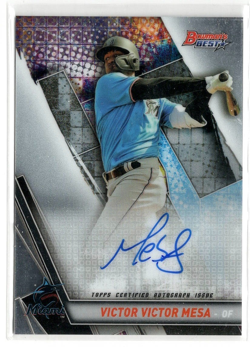 2019 Bowman’s Best Auto Rookie RC Victor Victor Mesa #B19-VVM | Tampa Bay Rays