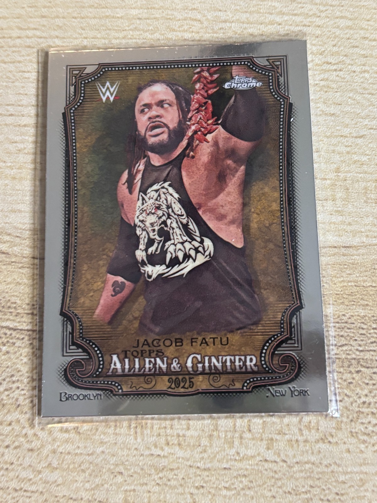 2025 Topps WWE Chrome Allen & Ginter AG-JFT Jacob Fatu