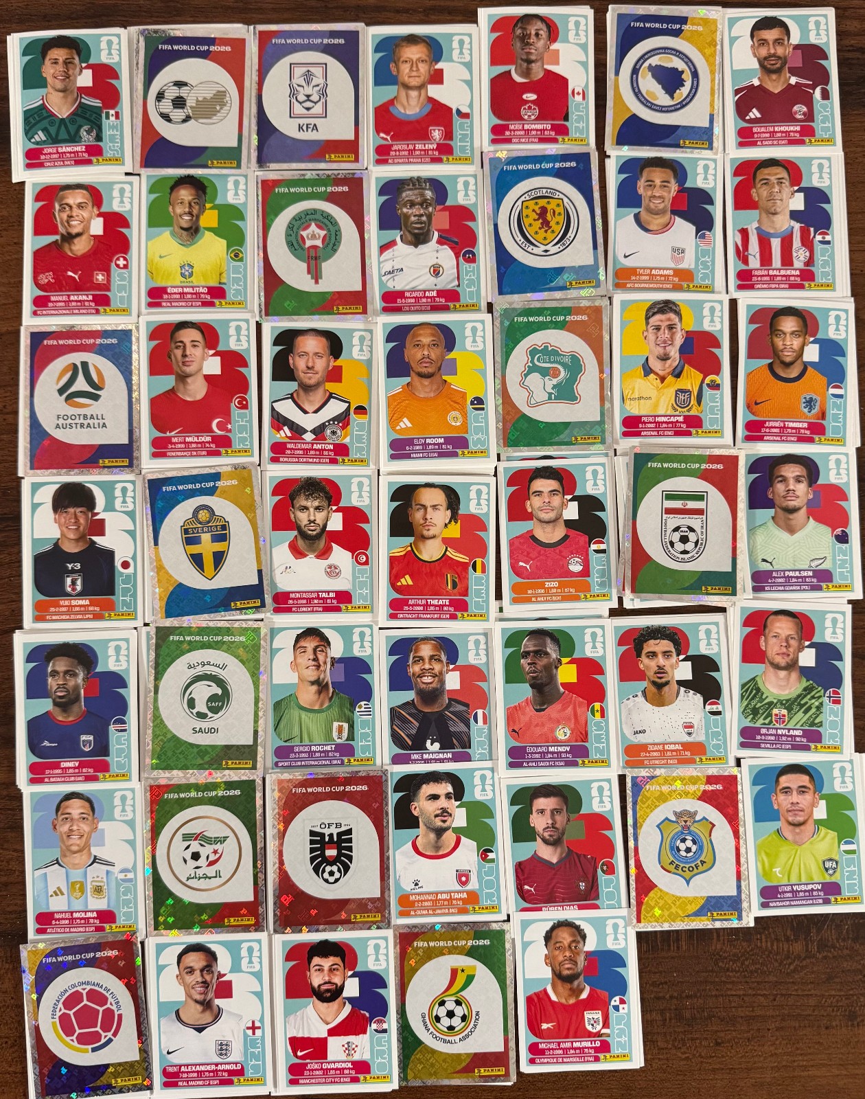 2026 Panini FAFA World Cup Stickers – YOU PICK