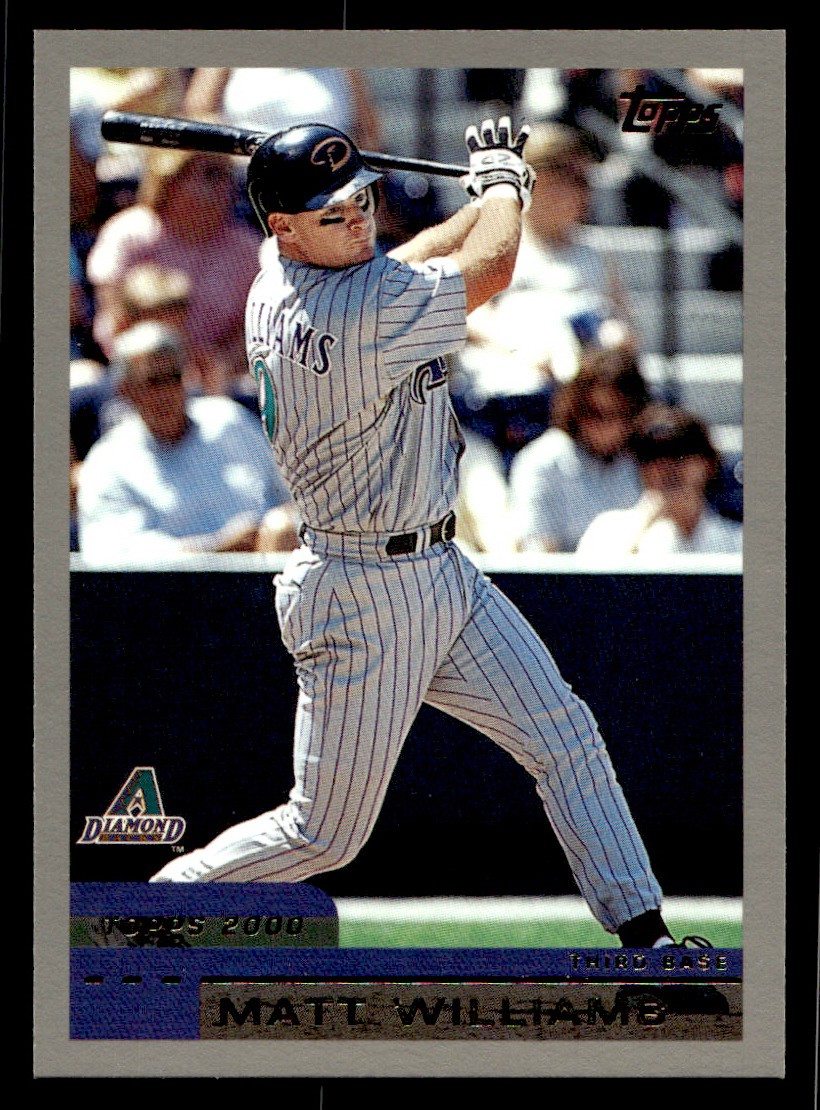 2000 Topps – Matt Williams Baseball card #5 Arizona Diamondbacks Raw