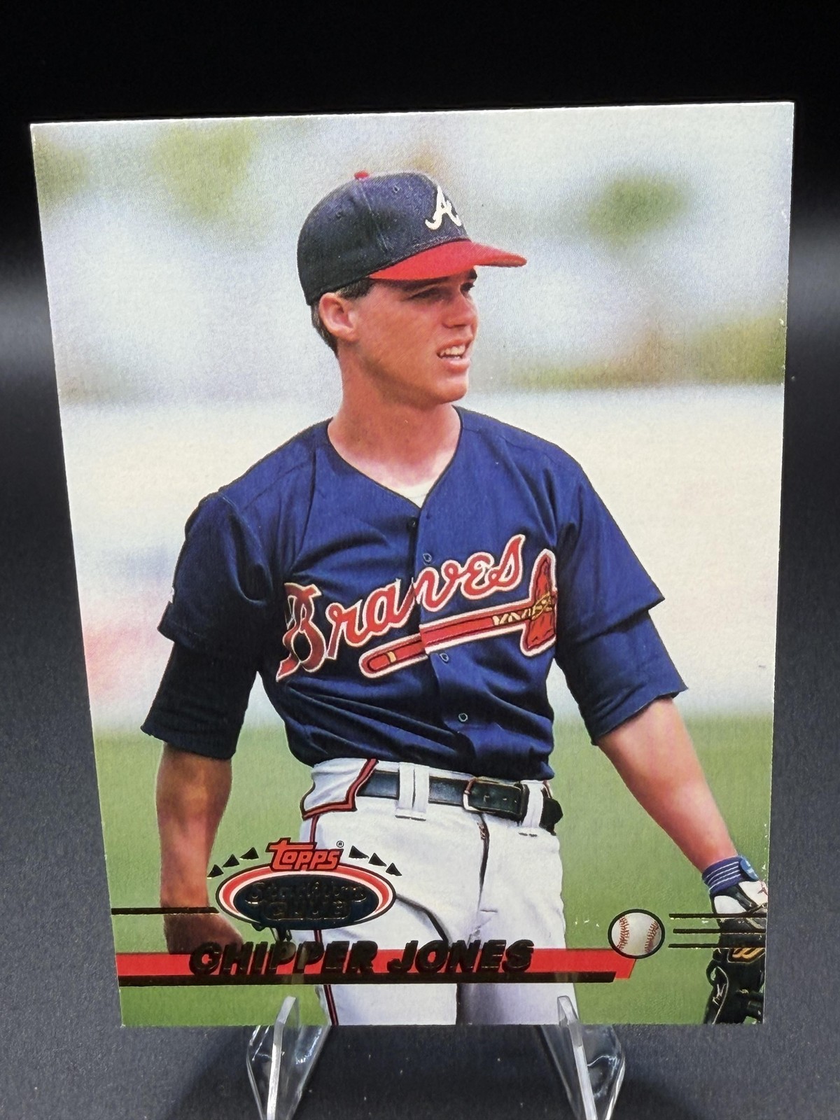 1993 Stadium Club #638 Chipper Jones Braves NM+
