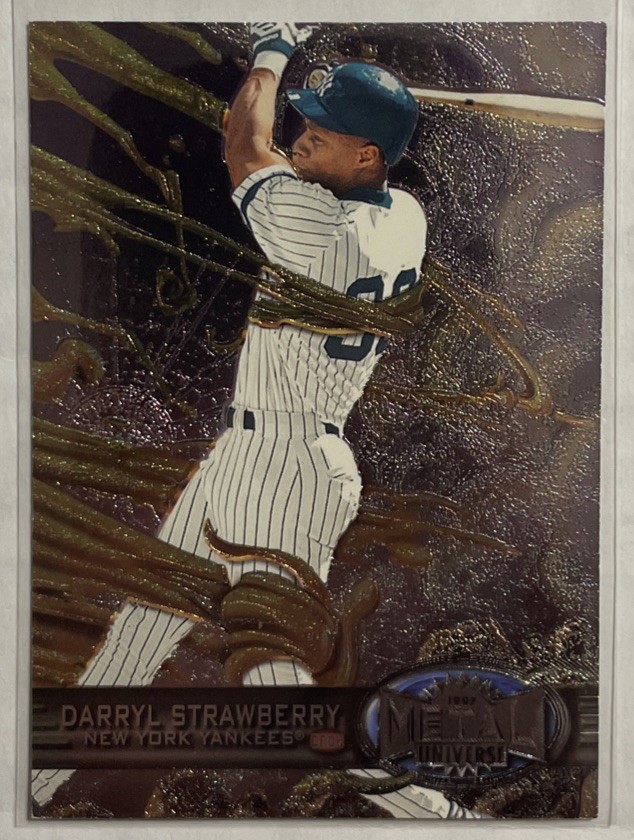 1997 Fleer Metal Baseball Darryl Strawberry Base Card #123 Complete Your Set! ⚾️