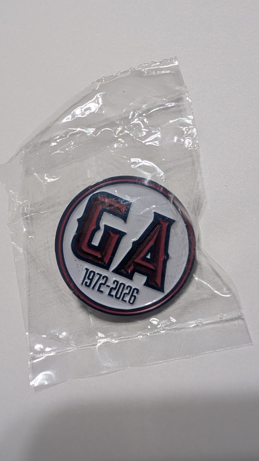 Los Angeles Angels Garret Anderson Memorial Pin GA (not a jersey patch)