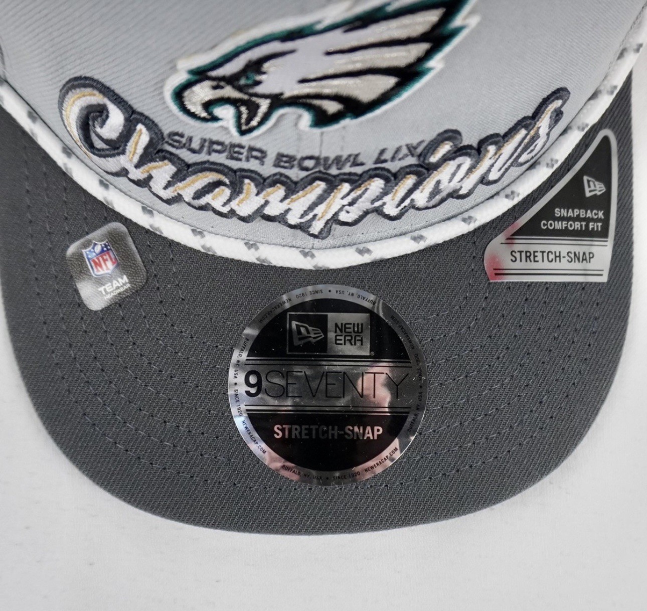 New Era Philadelphia Eagles Super Bowl LIX Champions 9SEVENTY Locker Room Hat