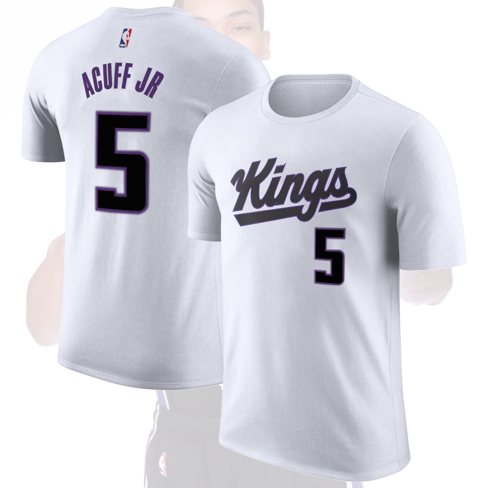 HOT!! Darius Acuff Jr. #5 Sacramento Kings 2026 Player Name & Number Fan Apparel
