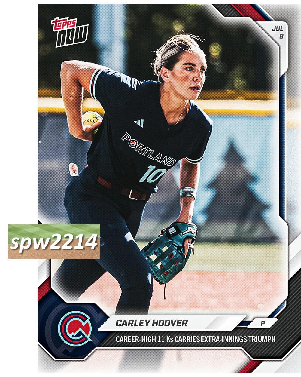 Carley Hoover 2026 Topps Now AUSL Softball #34 – Presale