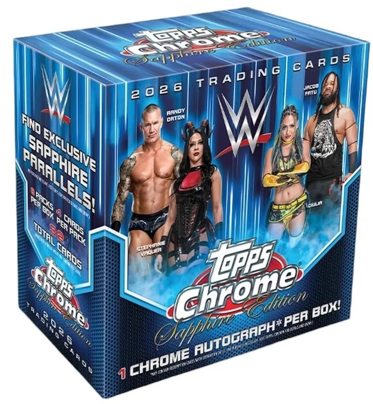 2026 Topps Chrome WWE Sapphire Edition #1-200 Pick Your Card / Complete Your Set