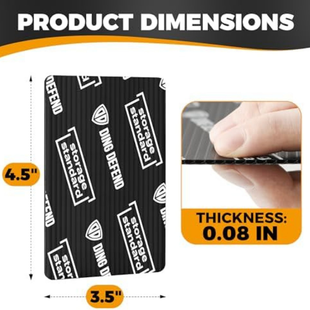 Ding Defend 110-Pack Trading Card Protector Shipping – 3.5 X 4.5 Inch Black